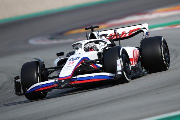 Haas F1 Team VF-22 Ferrari on track during Day Two of F1 Testing at Circuit de Barcelona-Catalunya on February 24, 2022, in Barcelona, Spain. Haas F1 Team VF-22 Ferrari on track during Day Two of F1 Testing at Circuit de Barcelona-Catalunya on February 24, 2022, in Barcelona, Spain.