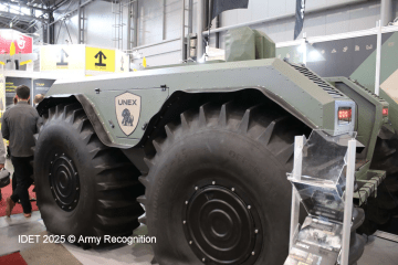 Ukraine and Czechia Unveil Amphibious UNEX UGV at IDET 2025