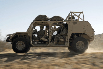 Rare US Air-Deployable Flyer 72-LD Vehicles Spotted in Use by Ukrainian Rangers