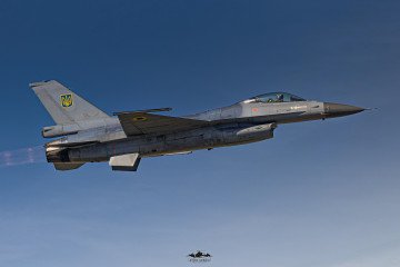 Ukrainian Air Forces F-16 Viper fighter jet. Ukrainian Air Forces F-16 Viper fighter jet.