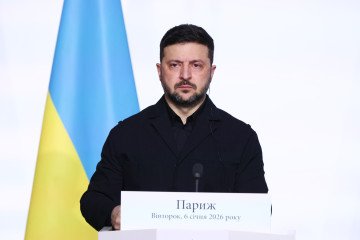 Ukrainian President Volodymyr Zelenskyy at the 'Coalition of the Willing' meeting in Paris, January 6, 2026. (Photo: Getty Images)