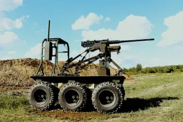 Ukrainian Battle Robot Defies FPV Drone Attacks And Rolls Through Explosions, Video