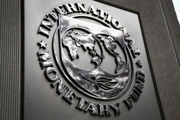 In this photo International Monetary Fund (IMF) logo is seen in Washington D.C., United States on April 19, 2024. (Source: Getty Images)