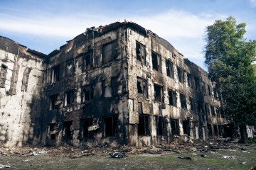 Russia’s Attacks Destroys 60,000 Books at Sumy State University Library Russia’s Attacks Destroys 60,000 Books at Sumy State University Library