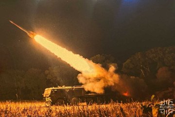 Ukrainian Koral air defense missile launch.