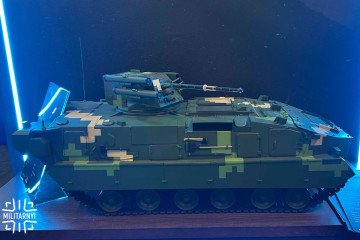 Prototype of Ukraine’s Pegas tracked infantry fighting vehicle, September 2026. (Source: Militarnyi)