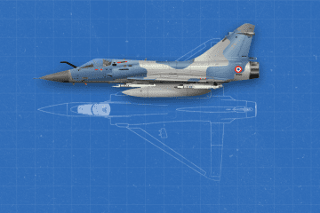 Mirage 2000-5F fighter Jet