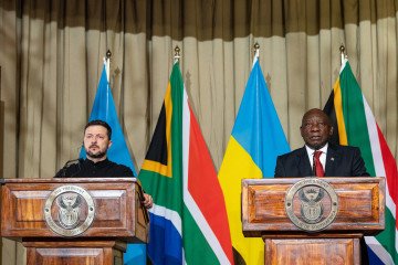 Zelenskyy presenta a Sudáfrica una asociación energética y agrícola para impulsar el comercio regional