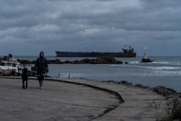 Russian Drones Strike Foreign Merchant Ships in Ukrainian Waters, Injuring One