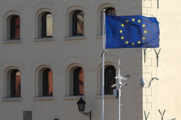 EU Pours €130 Million Into Border Surveillance Drones The European Union flag. (Source: Getty Images)