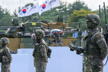 South Korea Refuses Lethal Weapons to Ukraine Despite Escalating Pyongyang-Moscow Alliance South Korean Army's Field Unmanned Equipment Combat Operators participate. (Source: Getty Images)