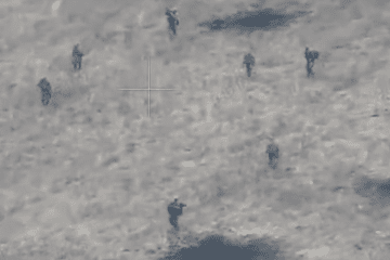 A group of Russian infantry that came through a Druzhba pipeline, April 2026. (Source: Ukraine’s 71st Separate Airmobile Brigade)