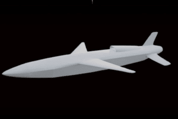 Illustrative image. A render of a Russian Filin cruise missile.