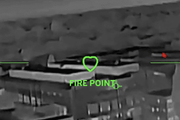 Footage released by Ukraine’s 413th Unmanned Systems Regiment shows an FP-2 drone strike on the Snizhne Machine-Building Plant in temporarily Russian-occupied Donetsk region. (Source: 413th Unmanned Systems Regiment)