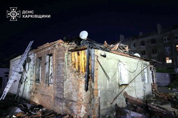 Russian Drone Strike Hits Residential High-Rise in Kharkiv, Sparks Fire and Injures 5 Civilians The aftremath of Russian attack on Kharkiv on June 9, 2026. (Source: State Emergence Service)