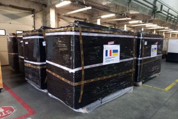 41 French Generators Arrive to Aid Kharkiv and Chernihiv's Energy Shortages