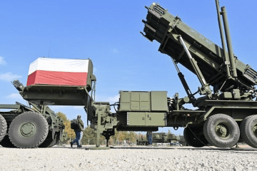 A Polish Patriot air defense system displayed during a military event in Poland. (Source: Polsat News)