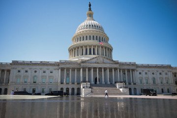 The US Capitol building is seen on April 28, 2025 in Washington, DC. (Source: Getty Images)