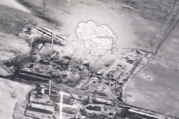 Russian Forces Drop FAB-3000 Guided Bomb on Village in Kursk Region, Video