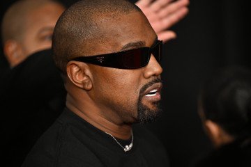 US rapper and producer Kanye West arrives for the 67th Annual Grammy Awards at the Crypto.com Arena in Los Angeles on February 2, 2025. (Source: Getty Images) US rapper and producer Kanye West arrives for the 67th Annual Grammy Awards at the Crypto.com Arena in Los Angeles on February 2, 2025. (Source: Getty Images)