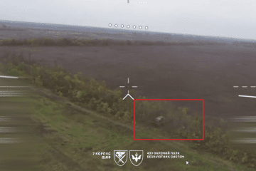 Russian Buk-M1 air defense system before Ukrainian drone strike, October 2026.