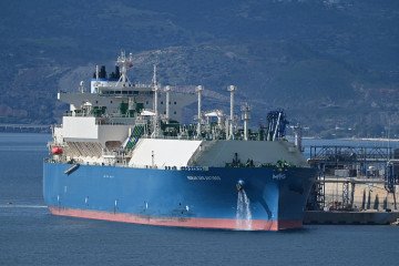 The Greek-flagged LNG tanker MARAN GAS ANTIBES, which departs from the Idku terminal in Egypt, unloads Egyptian LNG at the Revithoussa terminal near Athens, Greece, on February 25, 2026. illustrative image. (Source: Getty Images) The Greek-flagged LNG tanker MARAN GAS ANTIBES, which departs from the Idku terminal in Egypt, unloads Egyptian LNG at the Revithoussa terminal near Athens, Greece, on February 25, 2026. illustrative image. (Source: Getty Images)