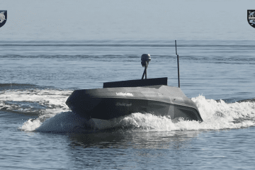 Ukrainian Drone Boat Launches FPVs in First-of-Its-Kind Strike on Russian Vessel, Video