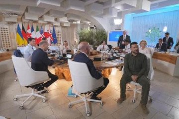 Zelenskyy Arrives at the G7 Summit In Italy Zelenskyy Arrives at the G7 Summit In Italy