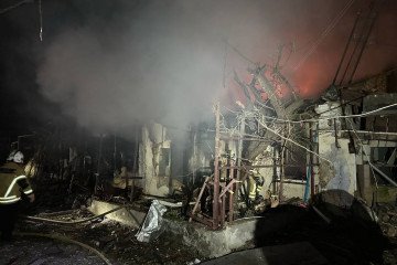 Daños provocados por un ataque ruso contra Odesa, una de las ocho regiones ucranianas golpeadas en las últimas 24 horas.