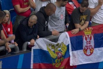 Serbia’s Football Fans Fervently Support Russia, as UEFA Bans Russian Flags at Euro 2024 Matches Serbia’s Football Fans Fervently Support Russia, as UEFA Bans Russian Flags at Euro 2024 Matches