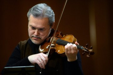 International Activists Demand Cancellation of Vadim Repin’s Concert in Bulgaria Over Kremlin Ties Russian violinist Vadim Repin performs in duo with the pianist Nikolai Lugansky in concert for Musica Insieme at Teatro Manzoni on January 24, 2022 in Bologna, Italy. (Source: Getty Images)
