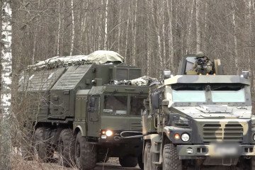 Belarusian personnel during the activation ceremony of the Russian-made Oreshnik ballistic missile system in Belarus, December 2025. (Source: Russian Defense Ministry)