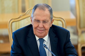 Russian Foreign Minister Sergey Lavrov meets with Cuban Foreign Minister Bruno Eduardo Rodríguez Parrilla in Moscow, February 18, 2026. (Source: Getty Images)