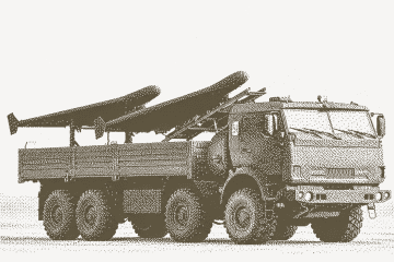 Illustration of a Russian military truck carrying attack drones. (Source: General Staff of the Armed Forces of Ukraine)