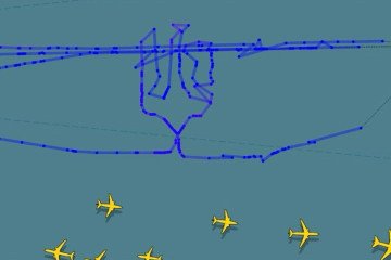 French Mirage Fighter Jets Paint Ukraine’s Trident in the Sky Over Black Sea