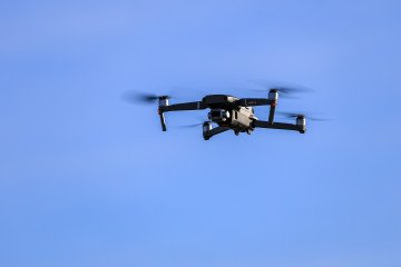 A drone flies in the air. Illustrative photo. (Source: Getty Images)