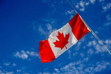 Canada Strengthens Support for Ukraine With $36 Million Contribution and Expanded Drone Aid The Canadian National flag. (Source: Getty Images)