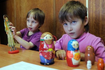 Russian Kindergartens Teach 3-Year-Olds That Crimea Was Sad Before Annexation Russian kindergarten children. (Source: Getty Images)