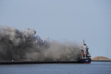 Russian Spy Ship Reportedly Catches Fire Off Syrian Coast, Drifts Uncontrolled Russian Spy Ship Reportedly Catches Fire Off Syrian Coast, Drifts Uncontrolled