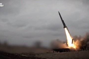 Ukrainian FP-7 ballistic missile. (Photo: Freeze frame from Fire Point video)