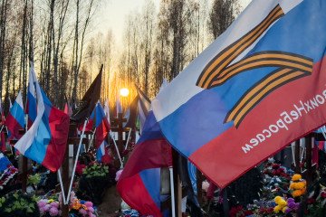 A view of a massive burial site of Russian soldiers killed during the country’s military action in Ukraine, in the rural Volga region of Kostroma, some 300 kms from the Russian capital of Moscow, on October 20, 2025. (Source: Getty Images) A view of a massive burial site of Russian soldiers killed during the country’s military action in Ukraine, in the rural Volga region of Kostroma, some 300 kms from the Russian capital of Moscow, on October 20, 2025. (Source: Getty Images)
