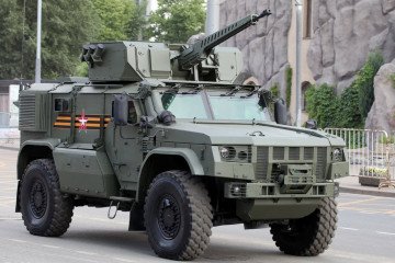 K-4386 “Typhoon-VDV” armored vehicle equipped with the 32V01 combat module. (Source: V. Kuzmin) K-4386 “Typhoon-VDV” armored vehicle equipped with the 32V01 combat module. (Source: V. Kuzmin)