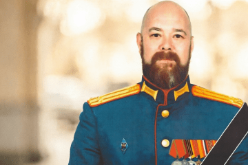Commander of Russia’s “Yugra” battalion, Lt. Col. Oleg Rudomyotov. (Source: Russian media)