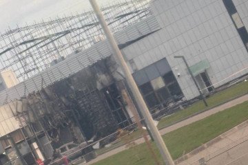 Damage to Sberbank’s mega data center in Balakovo, Russia’s Saratov region, following a Ukrainian drone strike on October 14, 2026. (Source: Exilenova+) Damage to Sberbank’s mega data center in Balakovo, Russia’s Saratov region, following a Ukrainian drone strike on October 14, 2026. (Source: Exilenova+)