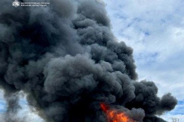 The aftermath of the Russian strike on Dnipro. (Source: Dnipropetrovsk Regional Military Administration)