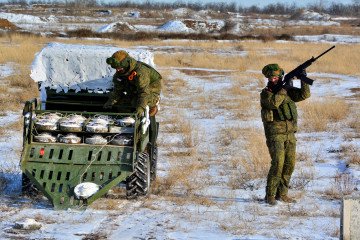 A military training exercise held by an engineer unit of the Russian Southern Military District in Rostov-On-Don, Russia on January 19, 2026. Illustrative photo. (Source: Getty Images) A military training exercise held by an engineer unit of the Russian Southern Military District in Rostov-On-Don, Russia on January 19, 2026. Illustrative photo. (Source: Getty Images)