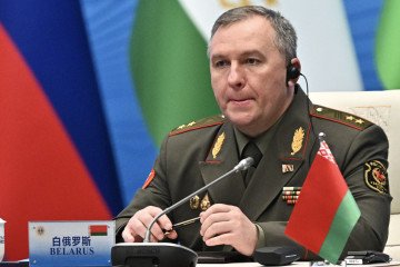 Belarus’s Minister of Defense, Viktor Khrenin. (Source: Getty Images)