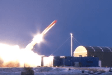 Launch of Russia’s 9M730 Burevestnik nuclear-powered cruise missile during testing. (Source: Wikimedia Commons)