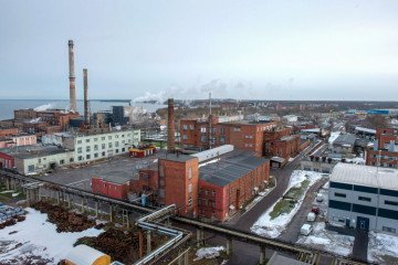 Industrial facilities at the NPM Silmet AS factory in Sillamae, Estonia, on January 20, 2023. (Source: Getty Images) Industrial facilities at the NPM Silmet AS factory in Sillamae, Estonia, on January 20, 2023. (Source: Getty Images)