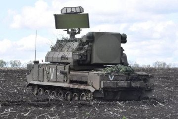 Russian Tor air defense system, deployed in a field. (Source: Russian media)